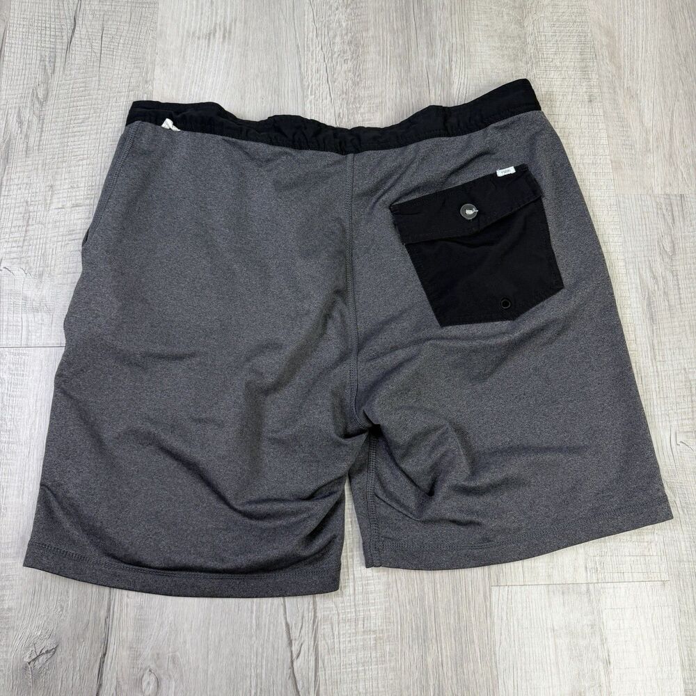 Vuori Cruise Boardshorts Mens 36 Charcoal Grey Waistband Swim Trunks READ N - Picture 10 of 10